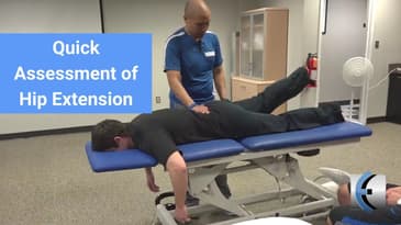 Assessing Hip Extension