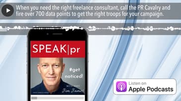 When you need the right freelance consultant, call the PR Cavalry and fire over 700 data points to