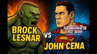 Brock Lesnar Returns & Annihilates WWE's Superman John Cena – SummerSlam 2025 Highlights