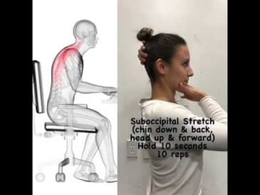 Decrease Neck Tension At a Desk Job