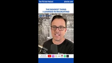The biggest thing I learned in recruiting
