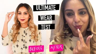 WEAR TESTING THE KAY BEAUTY LIPSTICK AND KAJAL