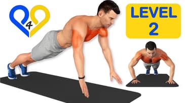These Push-ups Will Make Your Muscles Stronger - Level 2 #p4p #workout #chestworkout