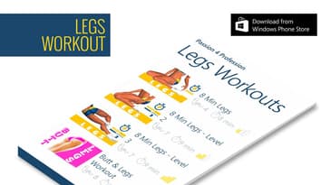 Legs Workout is available on Windows Store and Windows Phone Store