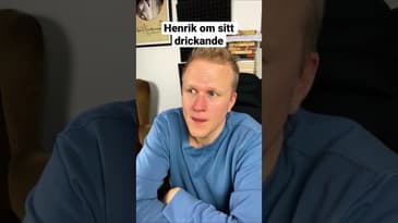 Henrik Ståhl om sitt drickande.