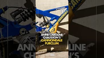 Anne-Caroline Chausson’s 1998 Cannondale Furclum DH.