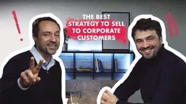 The best strategy to sell to corporate customers with Lode Uytterschaut from Start it @KBC | SASep54