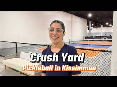 Pickleball at Crush Yard, Kissimmee Florida near Orlando. ￼