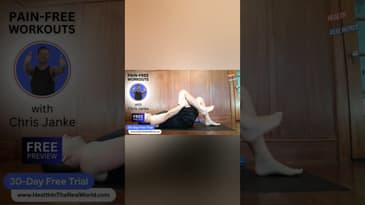 Starting with some hamstring flexibility. Today is "feel good Friday." www.healthintherealworld.com