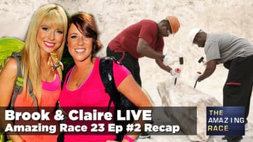 Brook & Claire LIVE Interview on the Amazing Race 23 Episode 2 Recap: Zip It, Bingo