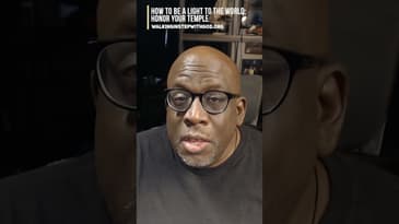 How to be a light to the world: Honor your temple #shorts