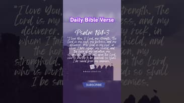 Daily Devotional - Psalm 18:1-3 - #inspirational #inspiration #bible
