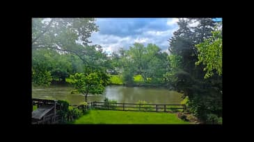 Sunrise Serenity: Lake Morning at a Cozy Pennsylvania Cottage! 🌅✨ (Shot on Insta360 X5)