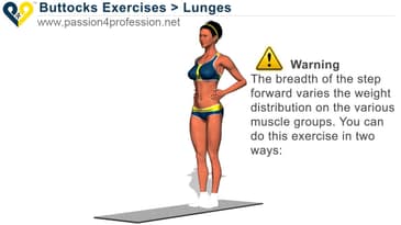 Best lunges and buttocks