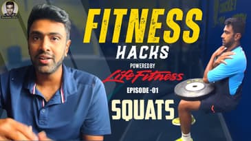 Fitness Hacks | Episode 1 | Squats | R Ashwin | #Sport | #Fitness | #WorkOut