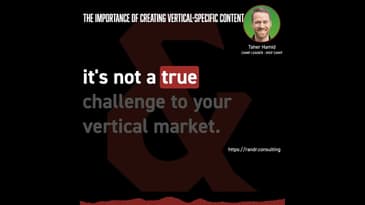 Thursday Process: The importance of creating vertical specific content ft Taher Hamid, MSP Camp