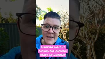 LinkedIn Audio for Company Pages is coming 🥳 #linkedin #shorts