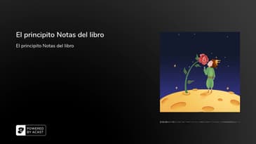 El principito Notas del libro
