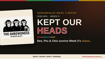 Shrewdness Guillotine Fantasy Preview: Week 2 Wrap & Week 3 Preview