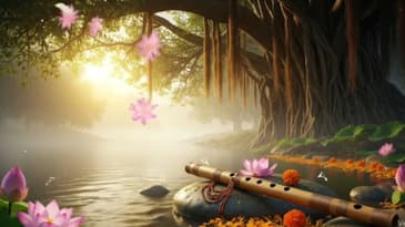 Indian Flute & Piano | Peaceful Meditation Music for Sleep & Relaxation #DarkScreen