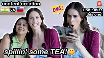 *The REAL TEA* on Influencer Culture in India V/S USA  with @CassandraBankson | Aanam C