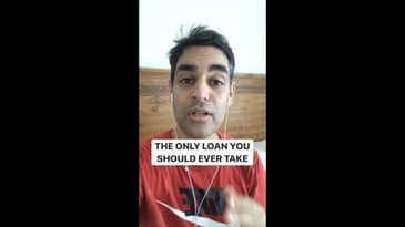 The Only Loan you should ever take! | Ankur Warikoo #Shorts