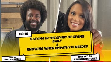 Race Of Your Own Ep 12 Lamont "Tory" Stapelton Staying in Spirit of Giving Daily Needing Empathy