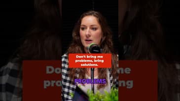 Don't complain - Bring the solution