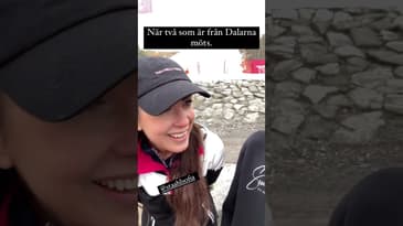 När två som är från Dalarna möts...⁠ Med @staahlsofia