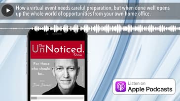 How a virtual event needs careful preparation, but when done well opens up the whole world of oppor