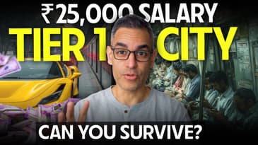 ₹25K, ₹50K, ₹1L SALARY: How to LIVE in Mumbai, Delhi, Bangalore?! | Ankur Warikoo Hindi
