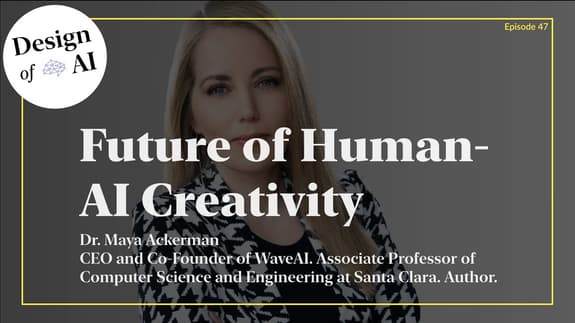 AI should  make us more human — Author of Creative Machines: AI, Art & Us