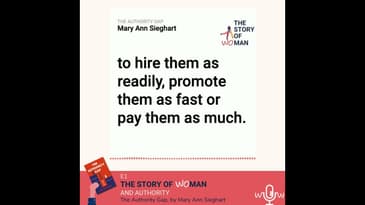 E1: Woman and Authority: Mary Ann Sieghart, The Authority Gap