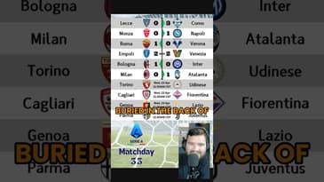 #seriea #matchday #33 in #60secondsorless