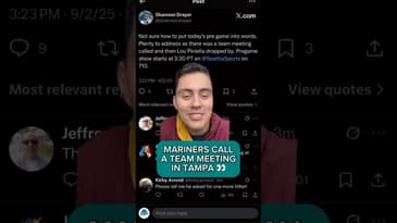 THE MARINERS JUST DID THIS DOWN IN TAMPA👀 #mlb #baseball #mariners