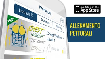 L'app “Allenamento Pettorali” è su App Store!
