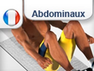 Exercice abdominaux jeux au poitrine