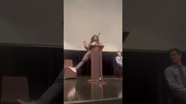 Convergence' host Ashok Sivanand speaks at the SER Metro high school convocation 2024