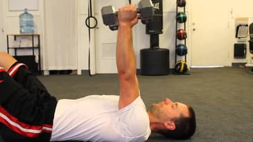 Supine Tricep Extension