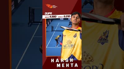 Harsh Mehta putting them in the blender 🌪️ #IPBL #IndianPickleballLeague #GameRallyFire