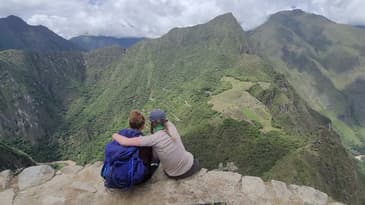 Globe Aware Program in Peru: STUNNING VIEW OF Machu Picchu from Huayna Picchu!