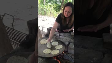 Volunteer Amanda Makes Tortillas- Summer in Guatemala June 2023 ( Clip 1)