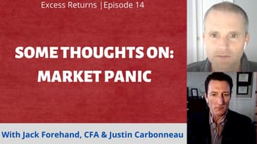 Some Thoughts on Market Panics