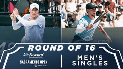 Roscoe Bellamy v Jaume Martinez Vich at the Fasenra Sacramento Open