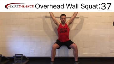 Overhead Wall Squat - Legs, Hips, Back, Shoulders | Chris Janke-Bueno