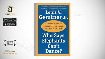 Who Says Elephants Can't Dance  Book Summary By  Louis V. Gerstner Jr.  Inside IBM's historic