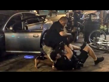 Caught On Tape: Black Man Fights Off Cops And Gets Away In His Car!