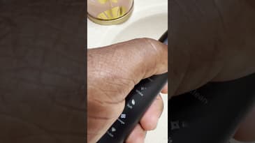 BluReeze Sonic Toothbrush in action