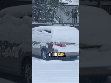 Snow Day - Clean of the Snow off Dad's Car Game  ||  Co-Parenting Essentials