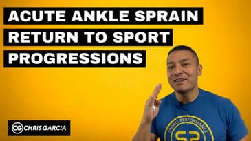 Acute Ankle Sprain Return to Sport Progressions | Dr. Chris Garcia